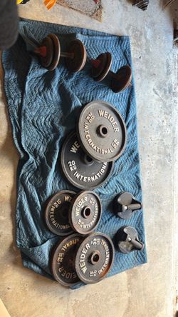 Weider International Cast Iron Weight Plates Set