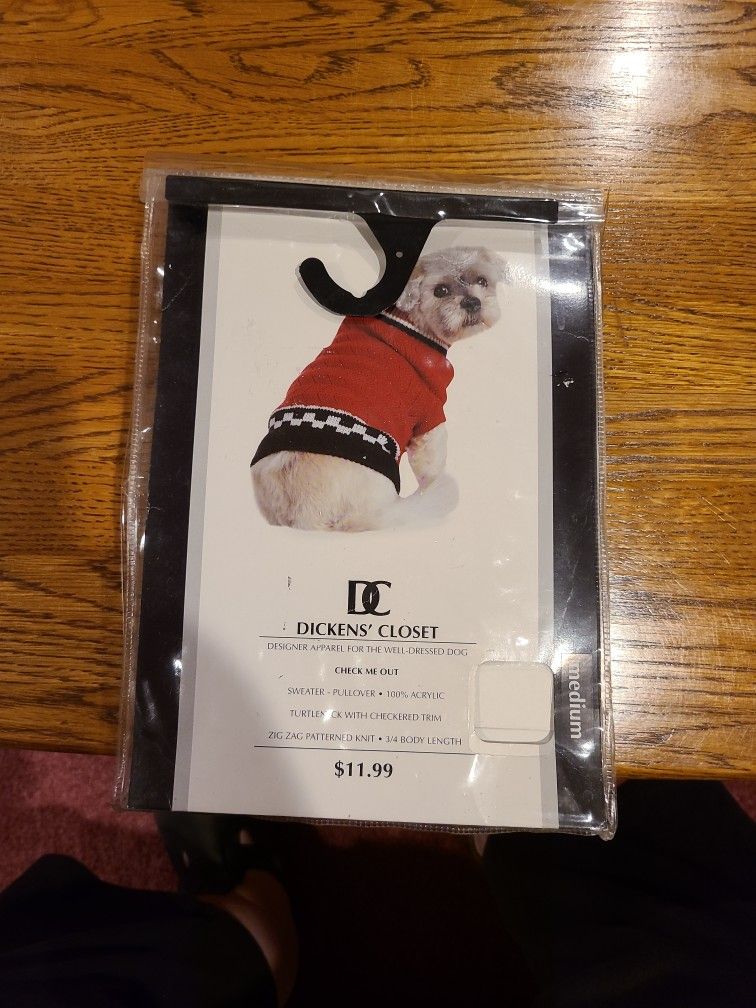 Dog Sweater - Medium - Brand New