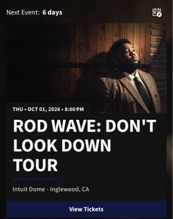 Rod wave tickets