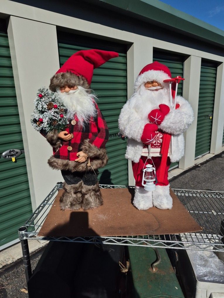 Decorative SANTAs 24"