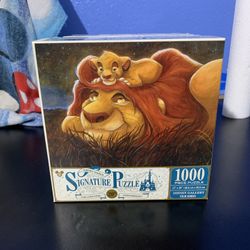 The Lion King & Alice In Wonderland Signature Puzzles Of 1000 Pieces 