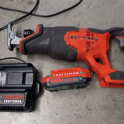 Craftsman Saw Zaw Battery and Charger Included