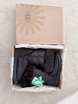 UGG Australia Dark Brown Leather Boots