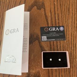 Moissanite Earrings - Never worn
