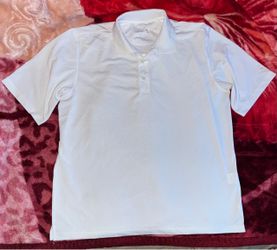 White Short Sleeve Polo Arnold Palmer Shirt