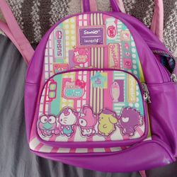 Loungefly Sanrio Hello Kitty & Friends 2021 FunKon Mini Purple Pink Backpack