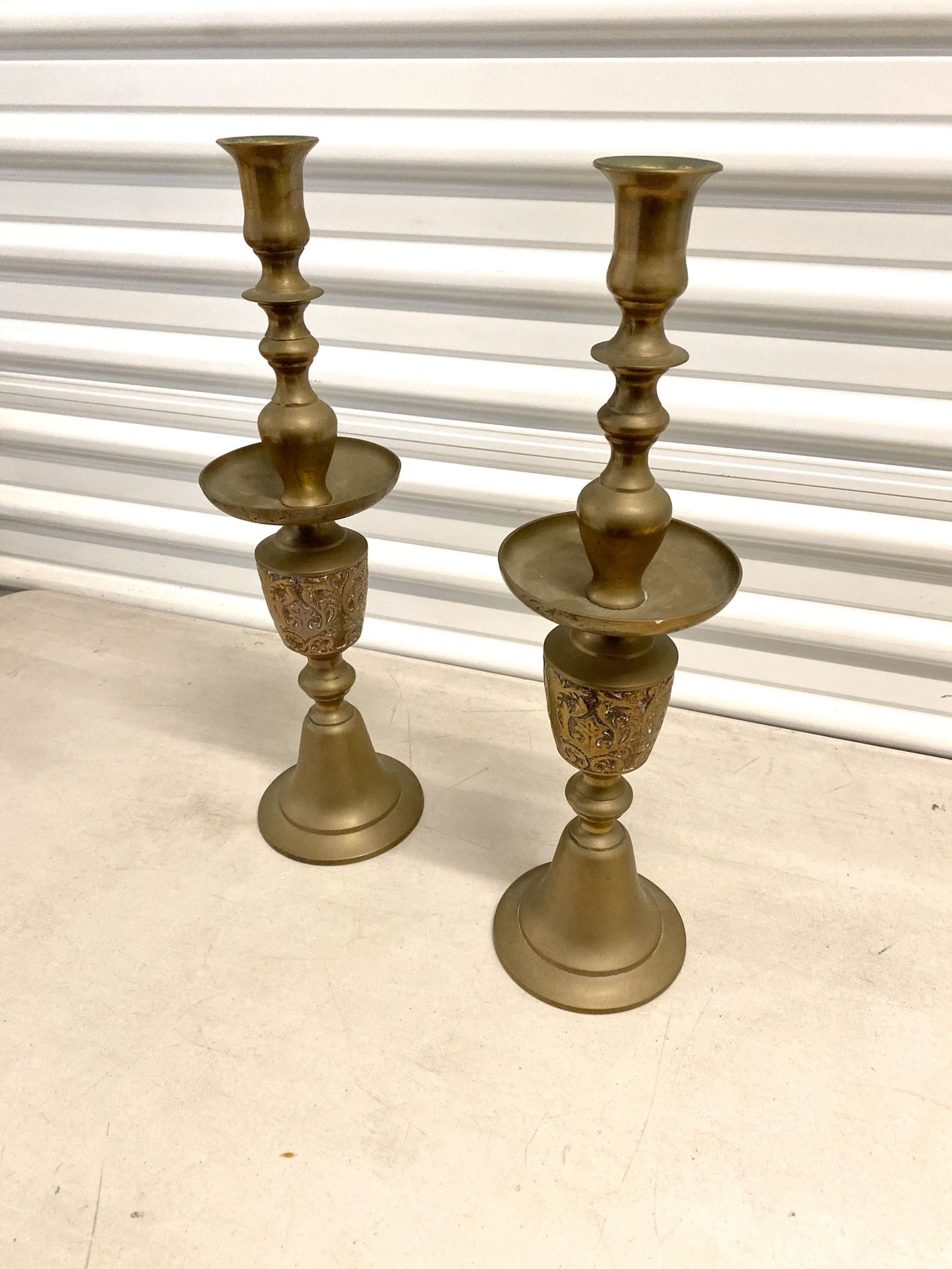 Vintage Brass Candle Holder (candlestick) Pair
