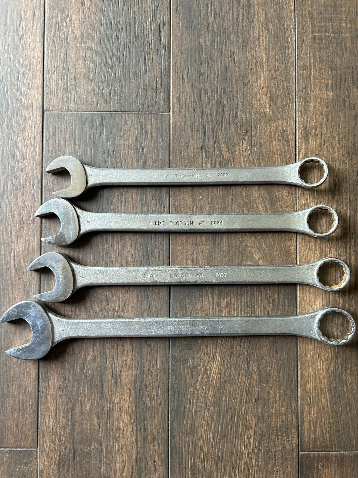 Vintage Thorsen Combination Wrenches 