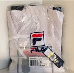 Fila Marzio Hoodie White Navy Medium