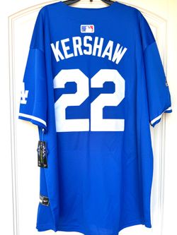2XL - DODGERS #22 CLAYTON KERSHAW JERSEY