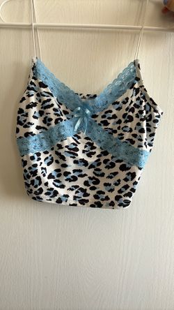 Blue Cheetah Top