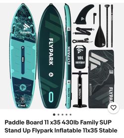 New Flypark Inflatable Paddle Board