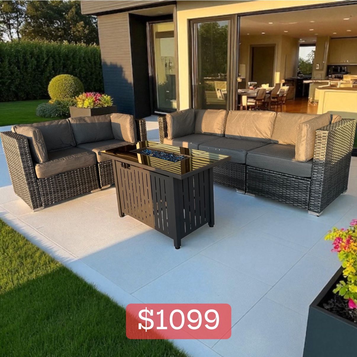 New Inbox Patio Set With Cushions (we Finance And Deliver)