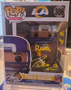 Puca Nacua signed Funko Pop