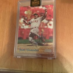 Juan Gonzalez 1/1 98 Shadow bow