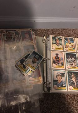 Complete 1980' Mlb baseball card collection