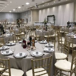 Grey Polyester Tablecloths