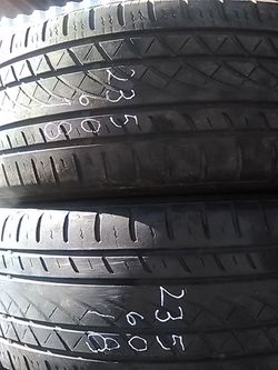 235 60 18 two Yokohama tires $20 each