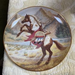 1991 Artaffects by Gregory Parillo artist and titled Sundancer a Comanche water pony