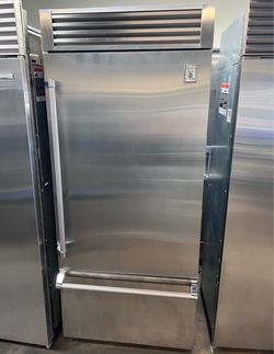 HESTAN 36”WIDE BUILT IN STAINLESS STEEL BOTTOM FREEZER REFRIGERATOR