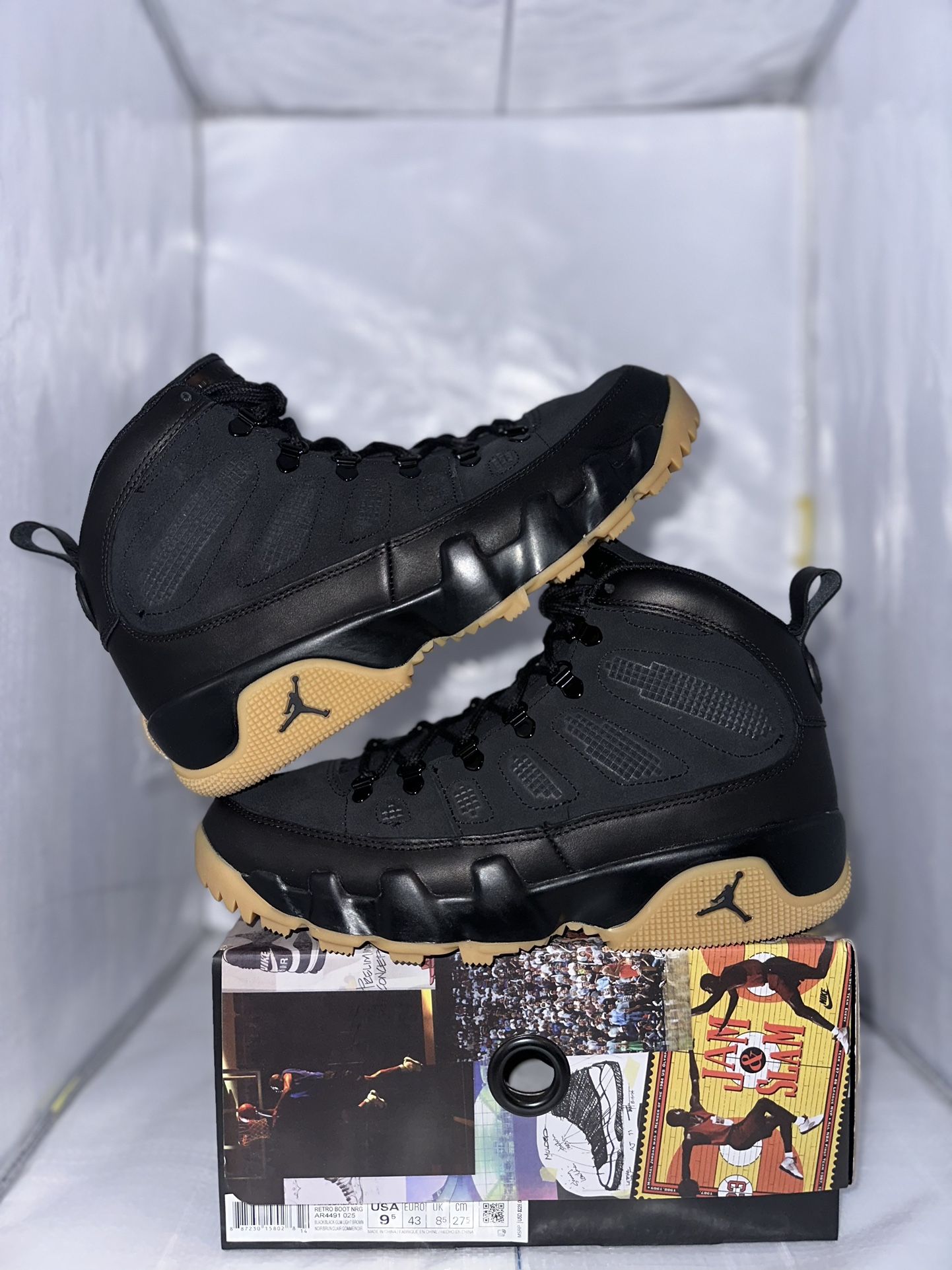 Jordan 9 Retro Boot ‘Black Light Gum’