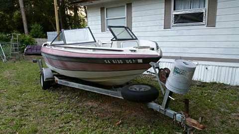 18' Galaxy Boat and Galvanized Trailer