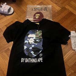 blue bape T size M SEND ME HIGHEST OFFER
