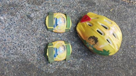 Diego Kids Bike Helmet And Protection Pads