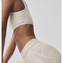 Alosoft High-Waist Heart Throb Legging & Bra SMALL 2-4