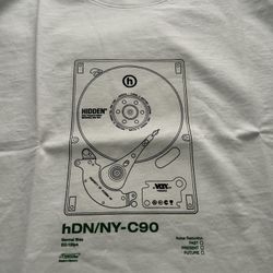 Brand New Hidden NY Hard Drive Tshirt. Size Large