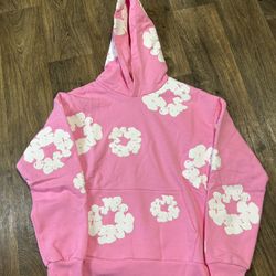 Denim Tear Pink Hoodie