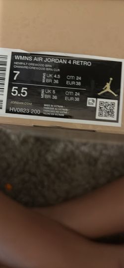 Jordan’s size 7
