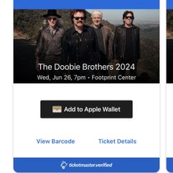 Doobie brothers tickets