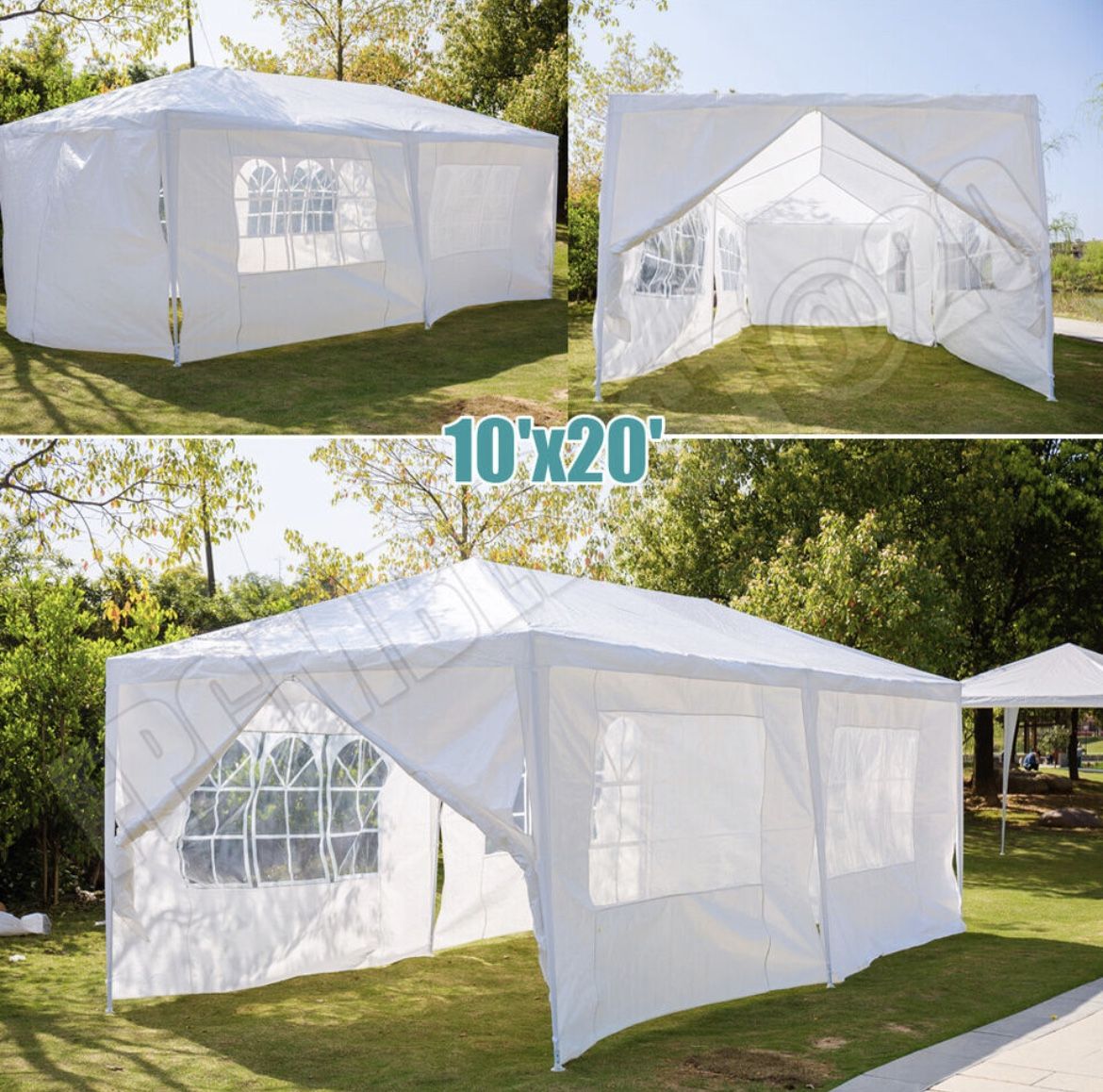 10 ft. x 20 ft. Wedding Party Canopy Tent Outdoor Gazebo with 6 Sidewalls,All Products : American Fashion Style Bags On Sale