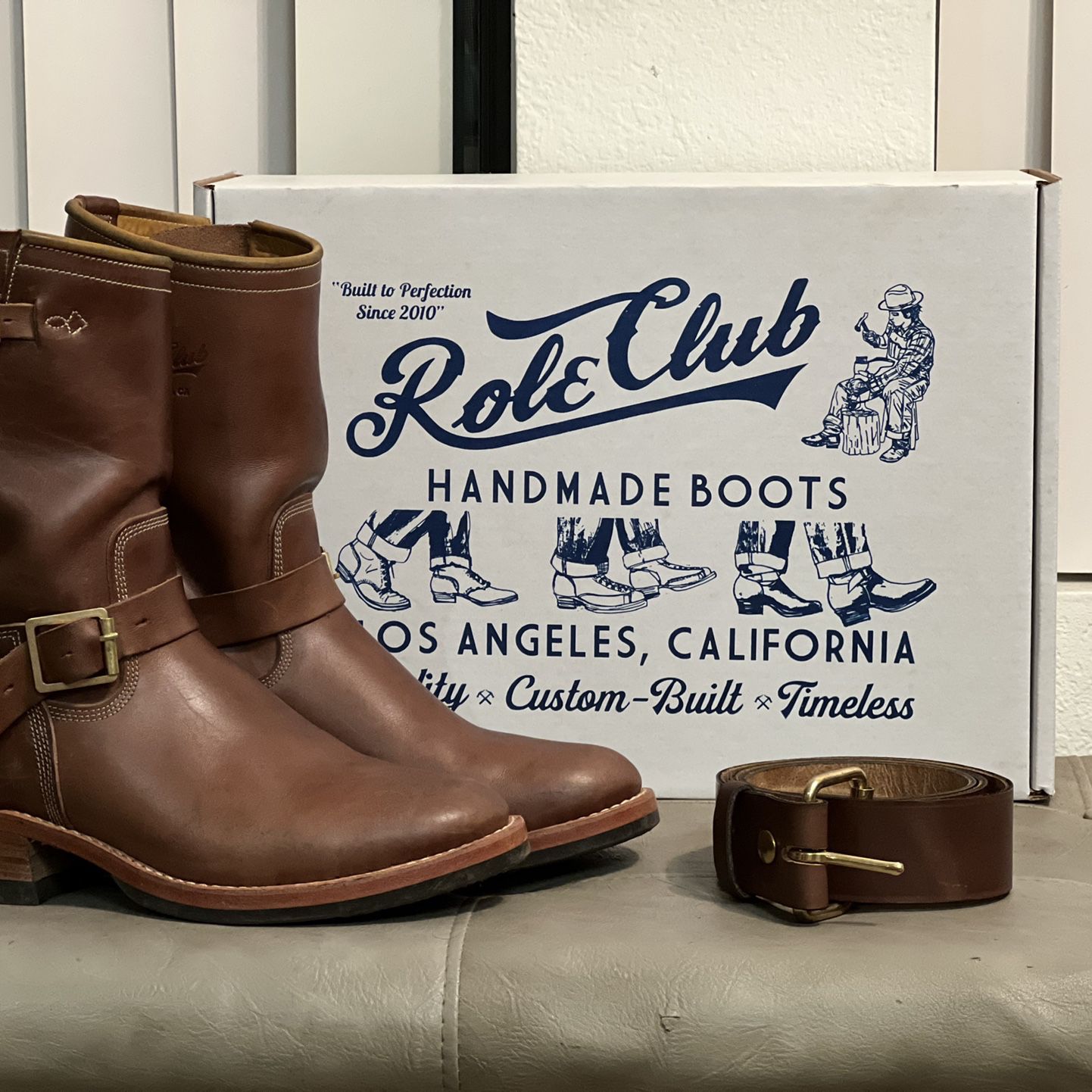 Engineer Boots (Role Club) Horse Hide 10EE
