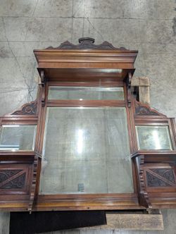 Warehouse sale*** Vintage Carved Wood Mirror *No Dresser*