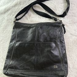 The San Leather Hobo Crossbody Bag
