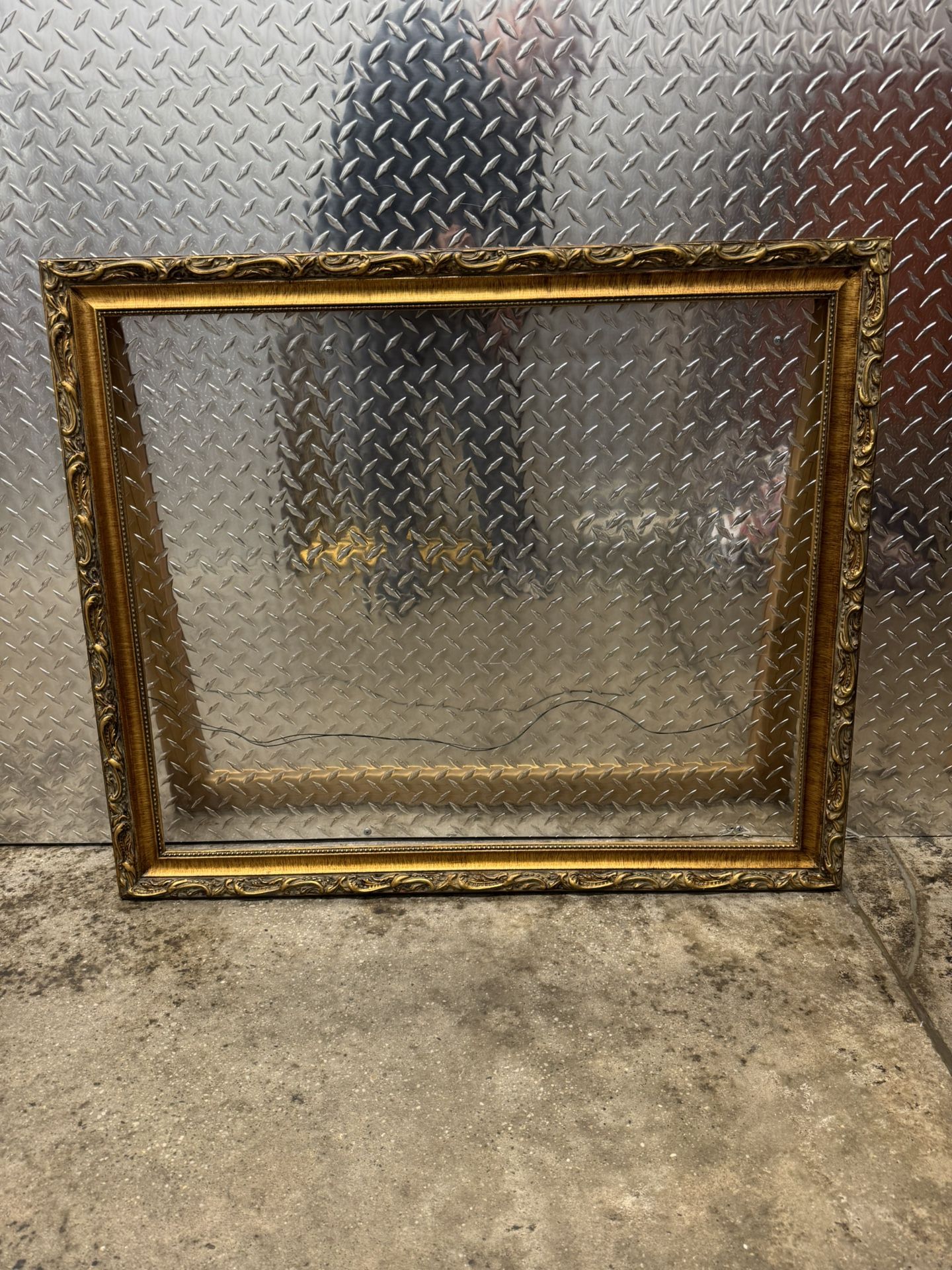 Gold Gilt Wood Frame (circa 1981)