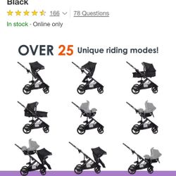 Baby Trend Morph Single to Double Modular Stroller Travel System $320