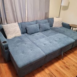 Blue Couch For sale