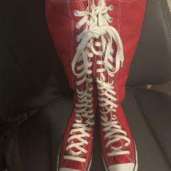 Converse Chuck Taylor All Star XX-HI High Top Red. Men’s 10.5