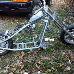 Custom Mini Chopper 125CC Dirt Bike Motor And Predator 212 Motor Comes With