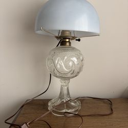 Antique oil lamp with electricity