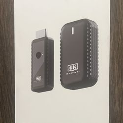 4K Wireless HDMI Transmitter and Receiver, HDMI Wireless Extender, Plug & Play