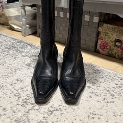 Black Cowboy Boot