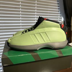 New- Adidas -US 11 Men's -Green Silver Black Orange- Retro Crazy 1 -Kobe 