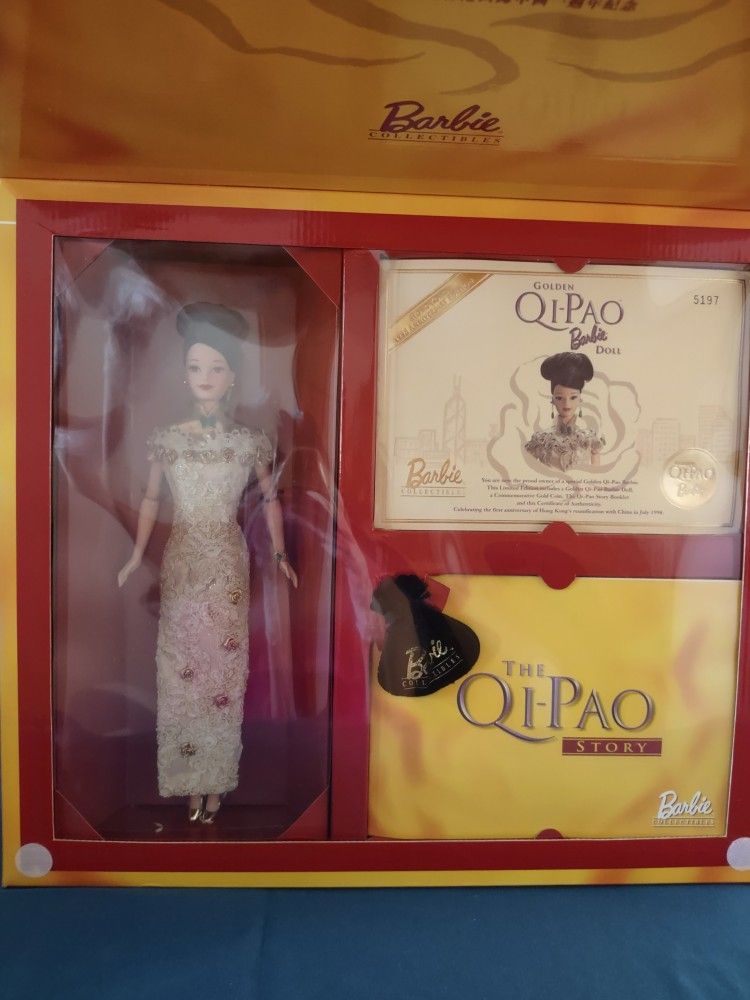 NEW Golden Qi-Pao Barbie