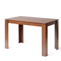 Homy Casa MUSK 120 BROWN B Dining Table "47.2 x 27.6 x 29.5 in" Modern Table for Home and Workspace