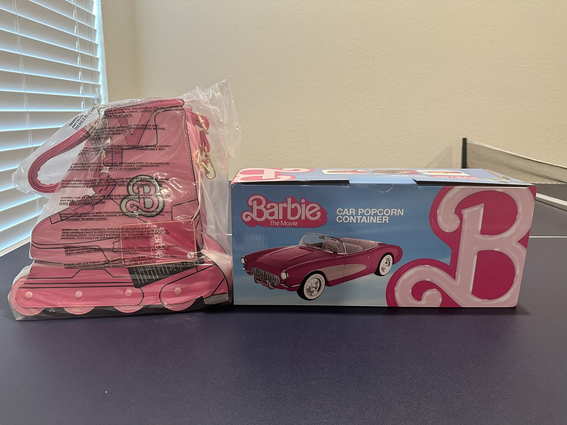 Barbie Rollerblade Loungefly LE1000 With Limited Car Popcorn Container
