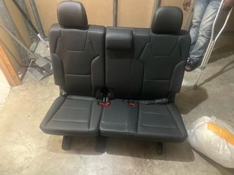 OEM BLACK LEATHER REAR SEAT
